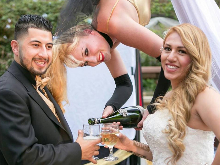 Champagne Aerialist